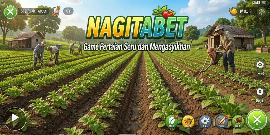 Tampilan gameplay seru di dunia pertanian NAGITABET.