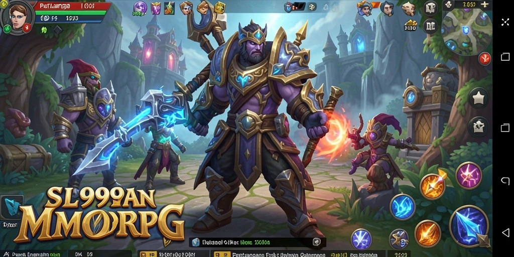 Tampilan gameplay menarik dari SL999 dalam dunia MMORPG.